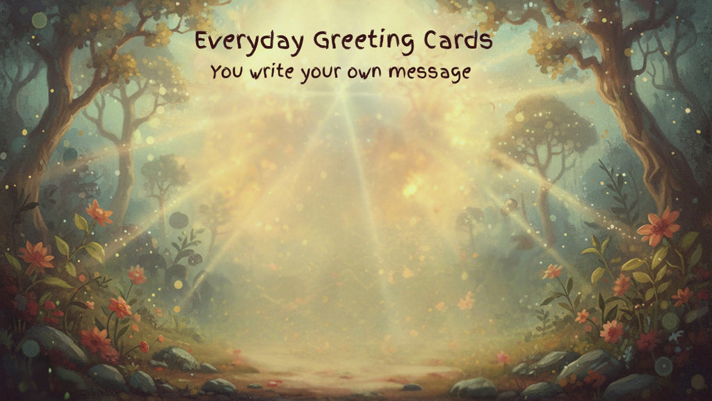 Vagabon Girl - Set of 10 Everyday Greeting Cards - Downloable